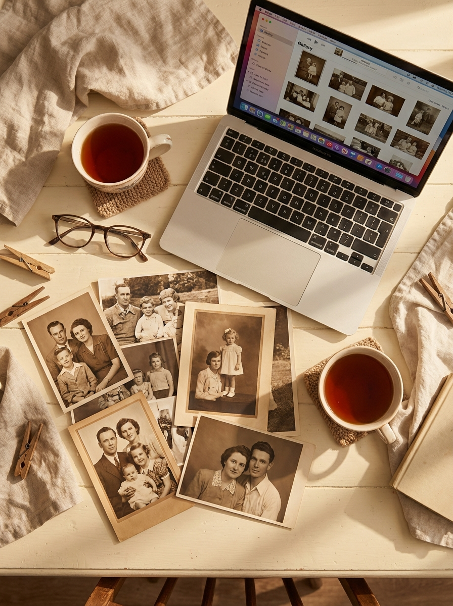 How I Organized 10,000 Family Photos in One Weekend